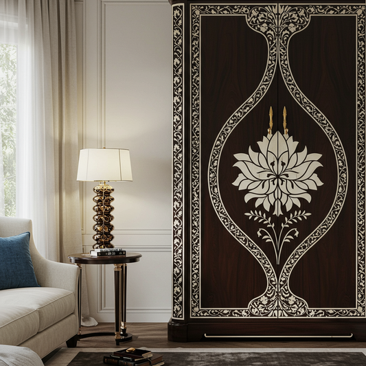 Luxury Bone Inlay or Mother of Pearl Furniture