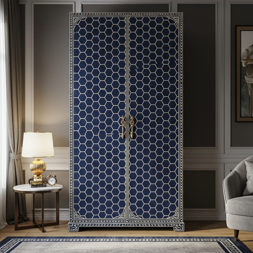 Luxury Bone Inlay or Mother of Pearl Furniture
