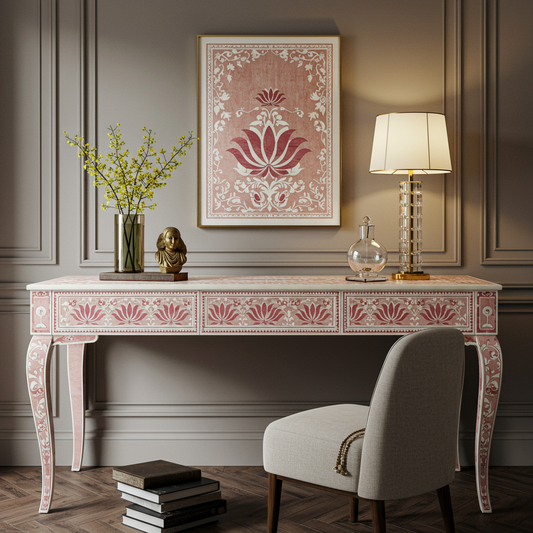 Luxury Bone Inlay or Mother of Pearl Furniture