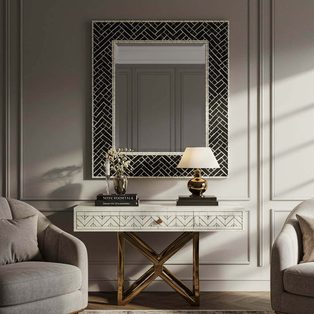Luxury Bone Inlay or Mother of Pearl Furniture