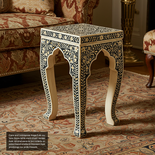 Luxury Bone Inlay or Mother of Pearl Furniture