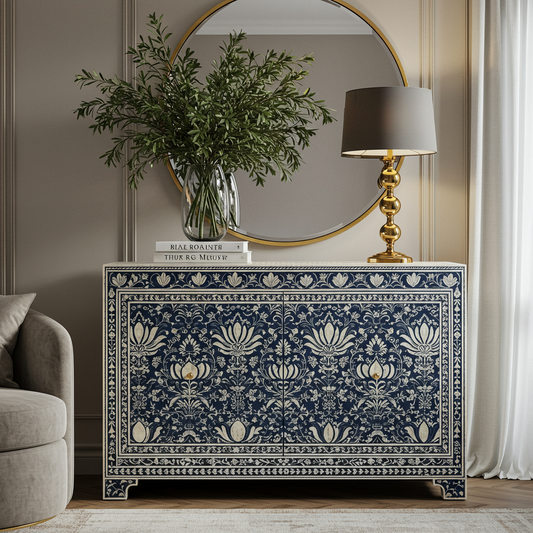 Luxury Bone Inlay or Mother of Pearl Furniture
