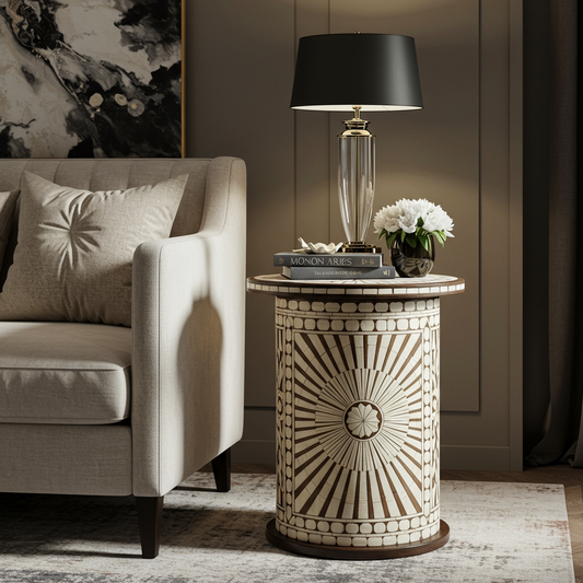 Luxury Bone Inlay or Mother of Pearl Furniture