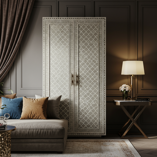Luxury Bone Inlay or Mother of Pearl Furniture