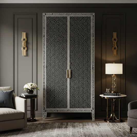 Luxury Bone Inlay or Mother of Pearl Furniture