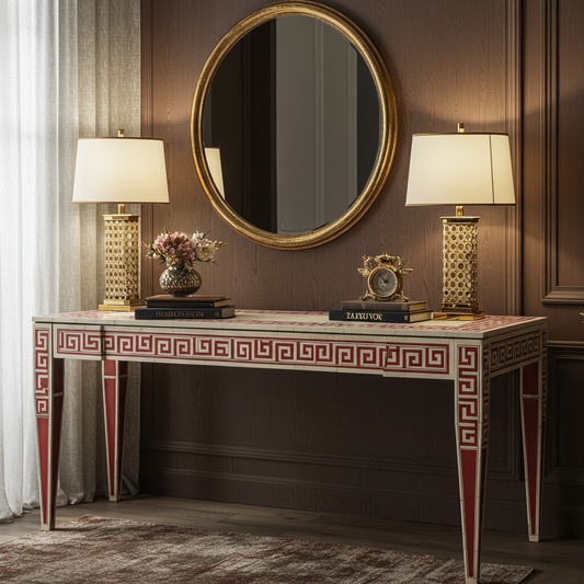 Luxury Bone Inlay or Mother of Pearl Furniture