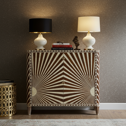 Luxury Bone Inlay or Mother of Pearl Furniture