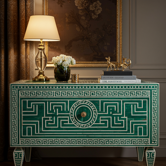 Luxury Bone Inlay or Mother of Pearl Furniture