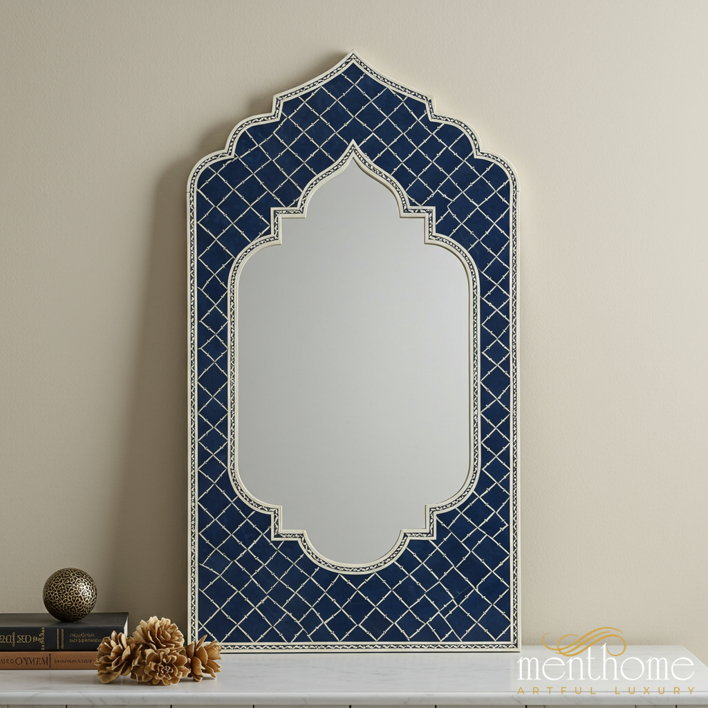 Moroccan Style Arched Wall Mirror | Luxury Handmade Mirror