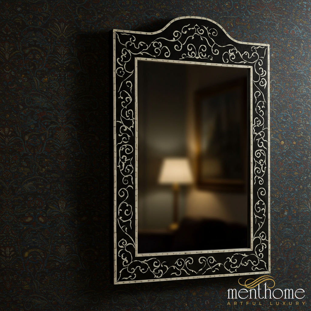 Elegant Ornate Wall Mirror | Luxury Handmade Mirror