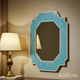 Decorative Blue Mosaic Wall Mirror | Luxury Handmade Mirror