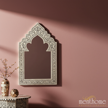 Ornate Moroccan Style Wall Mirror | Luxury Handmade Mirror