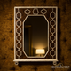 Decorative Hexagonal Pattern Wall Mirror | Luxury Handmade Mirror