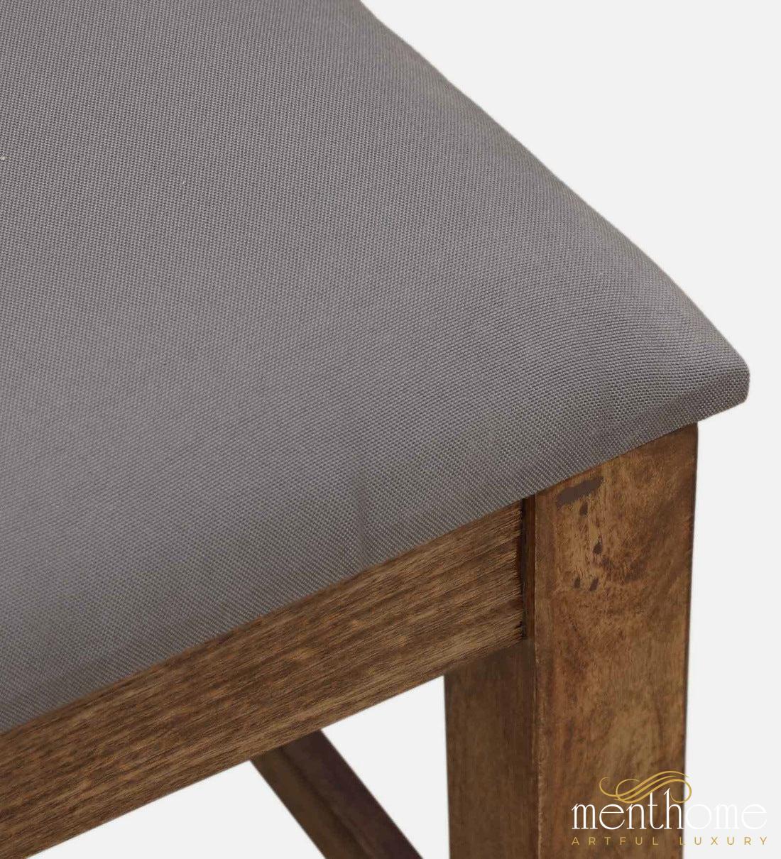 Modern Rosewood Dining Chair and Table In Provincial Teak Finish with Cushioning | Luxury Handmade Chair