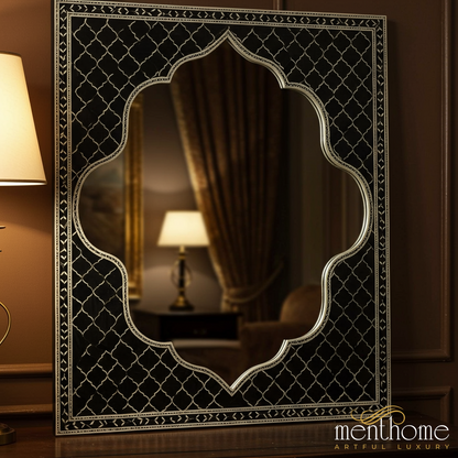 Elegant Moroccan-Style Decorative Wall Mirror | Luxury Handmade Mirror