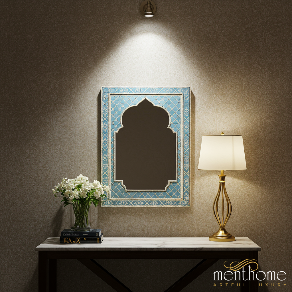 Elegant Moroccan Style Wall Mirror | Luxury Handmade Mirror