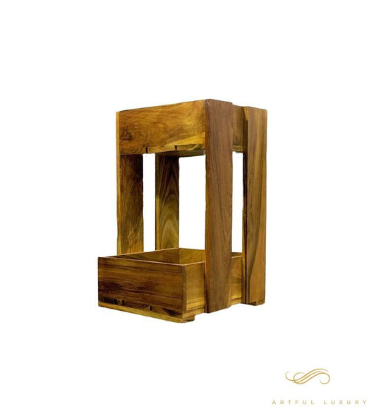 Decorative Wooden Shelf For Kitchen | Luxury Handmade Decor