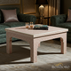 Carved Wooden Coffee Table with Intricate Pattern | Luxury Handmade Coffee Table