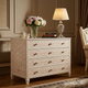 Vintage Style Hand-Painted Wooden Chest of Drawers