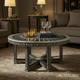 Intricately Designed Black and White Bone Inlay Coffee Table | Luxury Handmade Coffee Table