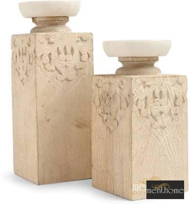 Wooden Cup Candle Holder Set | Luxury Handmade Candle Holder