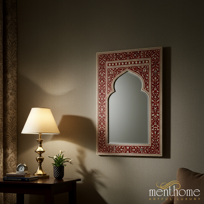 Elegant Traditional Arch Mirror | Luxury Handmade Mirror