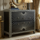 Sunburst Inlay Two-Drawer Chest | Luxury Handmade Chest of Drawer
