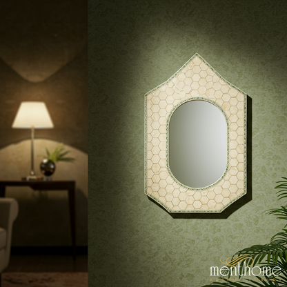 Elegant Octagonal Wall Mirror | Luxury Handmade Mirror