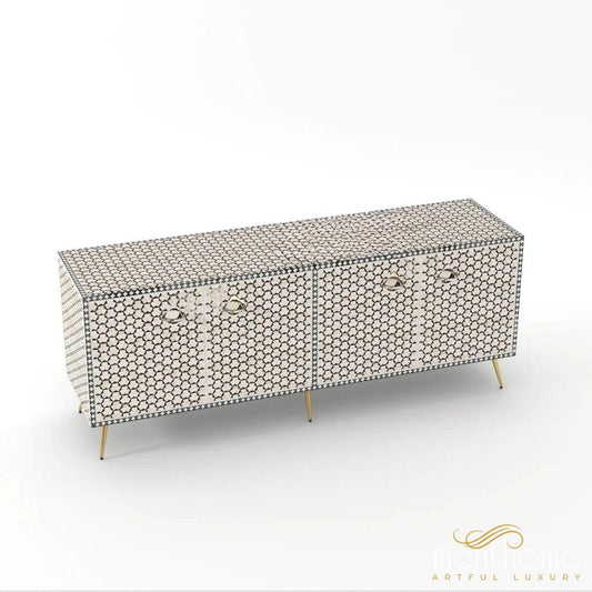 Targua-Bone Inlay -Rectangular-Cabinet | Luxury Handmade Cabinet