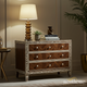 Decorative Wooden Chest of Drawers with Inlaid Border | Luxury Handmade Chest of Drawer