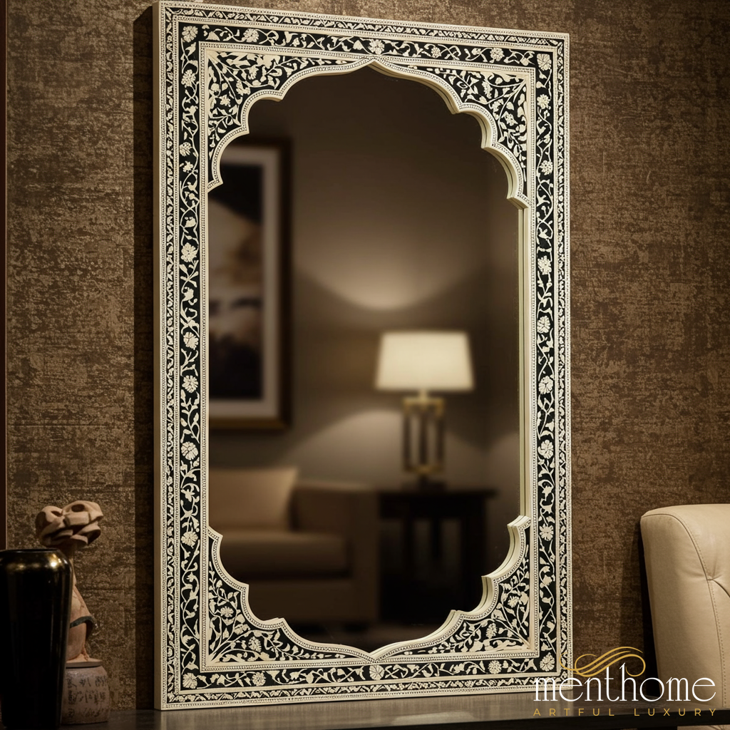 Elegant Handcrafted Moroccan-style Mirror | Luxury Handmade Mirror