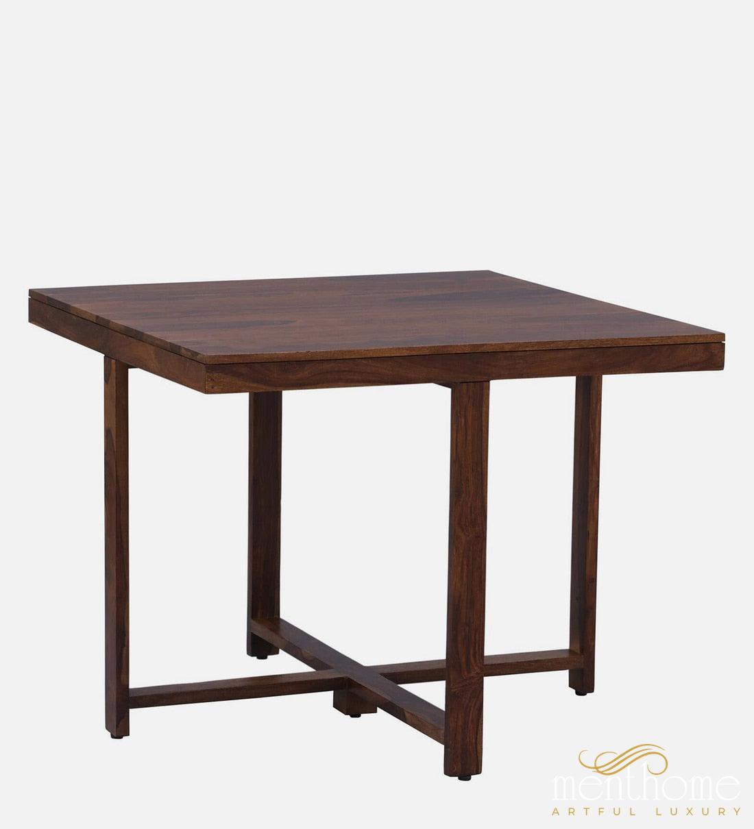 Modern Rosewood Dining Chair and Table In Provincial Teak Finish with Cushioning | Luxury Handmade Chair