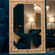 Elegant Floral Pattern Decorative Wall Mirror | Luxury Handmade Mirror