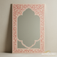 Decorative Floral Inlay Mirror | Luxury Handmade Mirror