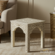 Intricately Designed Bone Inlay Side Table | Luxury Handmade Side Table