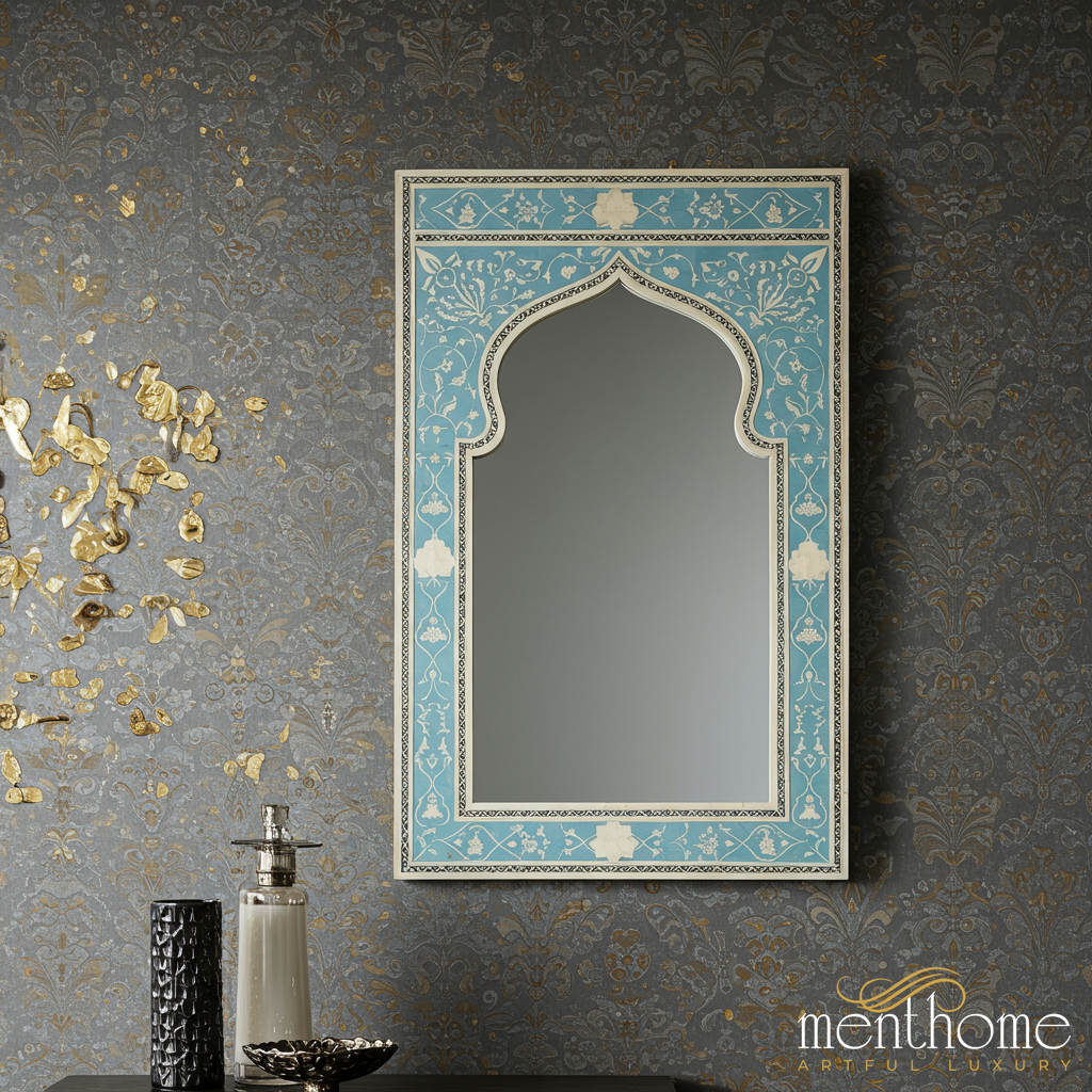 Elegant Traditional Arch Mirror | Luxury Handmade Mirror