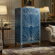Elegant Blue and White Decorative Chest of Drawers | Luxury Handmade Tallboy