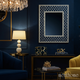 Elegant Geometric Patterned Wall Mirror | Luxury Handmade Mirror