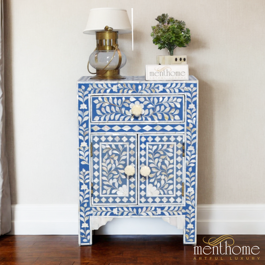 MOP Bedside Table with One Drawer | Luxury Handmade Bedside Table