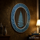 Elegant Botanical Wall Mirror | Luxury Handmade Mirror