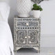 Handmade Bedside Table Handmade Design Bone inlay Commode, Bone Inlay Drawer, Bone Inlay Furniture Pattern Furniture Handmade Wooden Table | Luxury Handmade Bedside Table