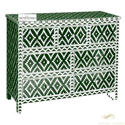 Bone Inlay dresser Handmade Design Bone inlay Wooden for Home Decorative Cabinet | Luxury Handmade Cabinet