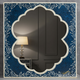 Decorative Blue Bone Inlay Wall Mirror | Luxury Handmade Mirror