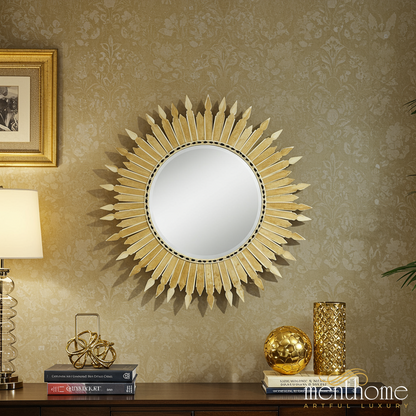 Sunburst Decorative Wall Mirror | Luxury Handmade Mirror