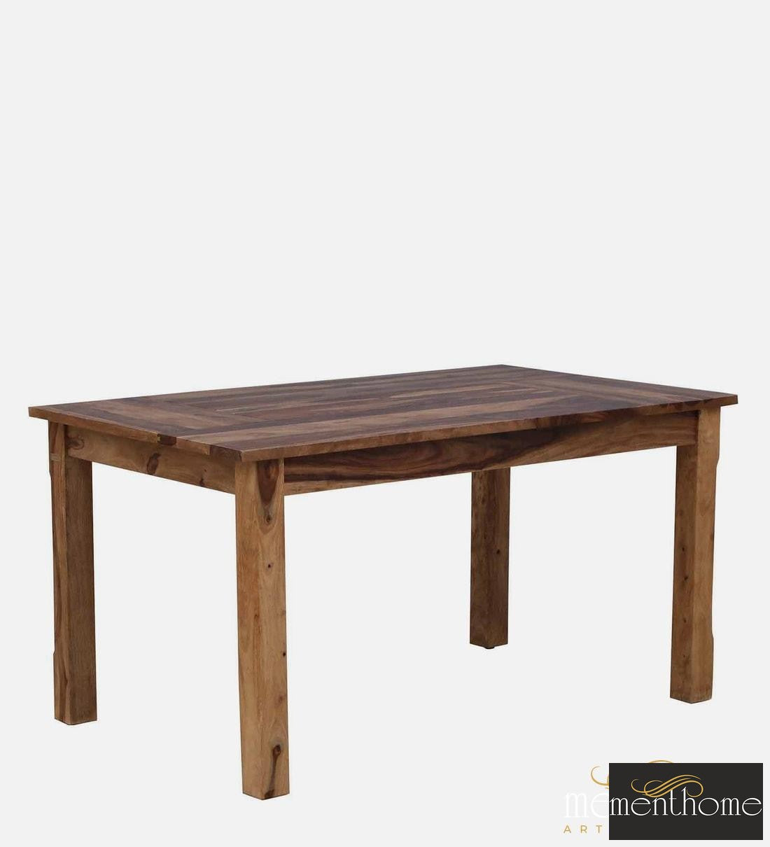Rosewood Dining Table and Chair In Provincial Teak Finish with Cushioning | Luxury Handmade Chair
