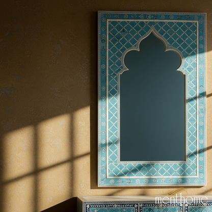 Elegant Islamic Style Wall Mirror | Luxury Handmade Mirror