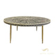 Carve Furniture Handmade Bone Inlay Coffee Table | Luxury Handmade Coffee Table