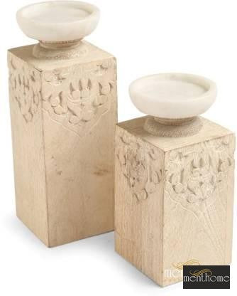 Wooden Cup Candle Holder Set | Luxury Handmade Candle Holder