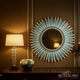 Sunburst Style Decorative Wall Mirror | Luxury Handmade Mirror