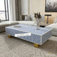 Blue Optical Coffee Table Modern Furniture | Luxury Handmade Coffee Table